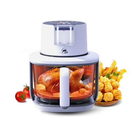 X&E  Air fryer, new household 4.8QT capacity, visual flip-free electric fryer